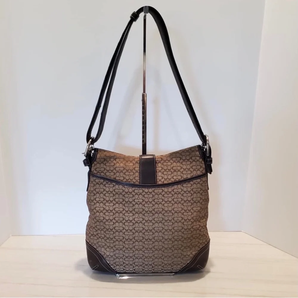 COACH Signature Jacquard Canvas Soho Small Duffle 6376 - Picture 5 of 9